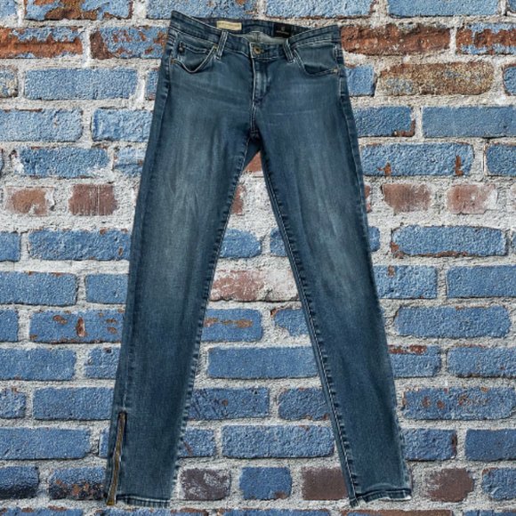 AG ADRIANO GOLDSCHMIED THE ZIP UP LEGGING ANKLE JEANS - Picture 2 of 15